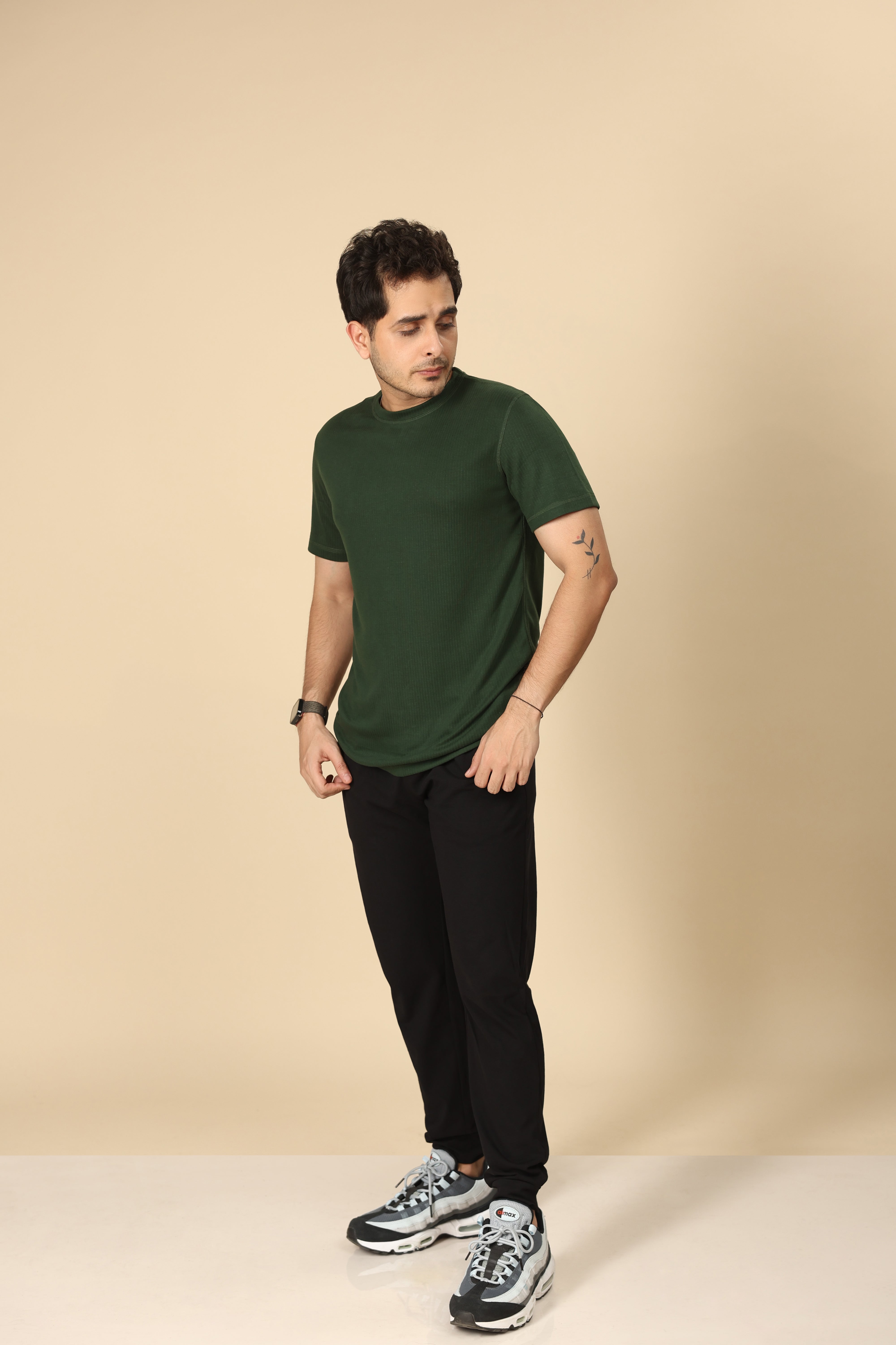 Pine Green Tencel T-Shirt
