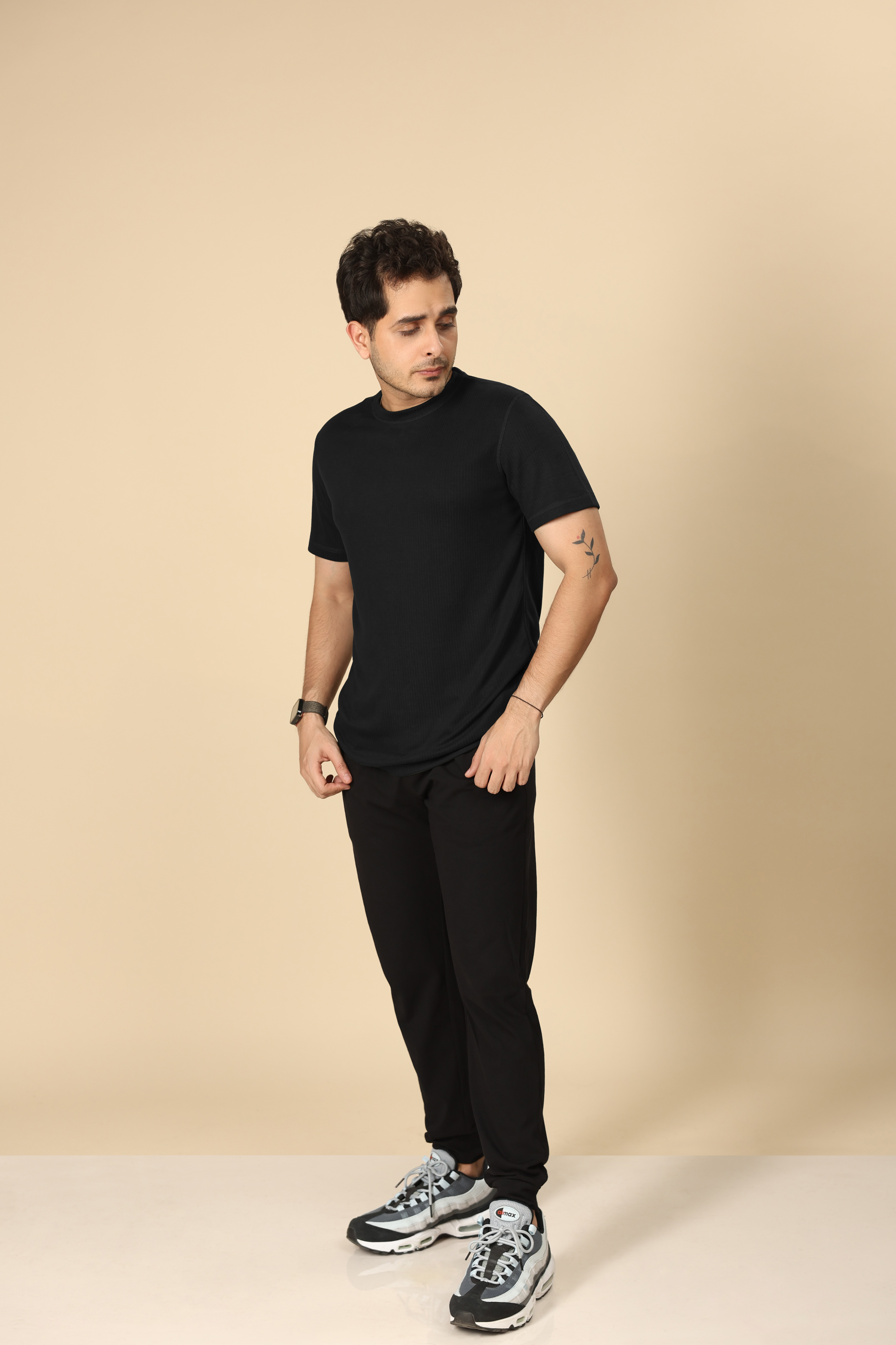 Carbon Black Tencel T-Shirt