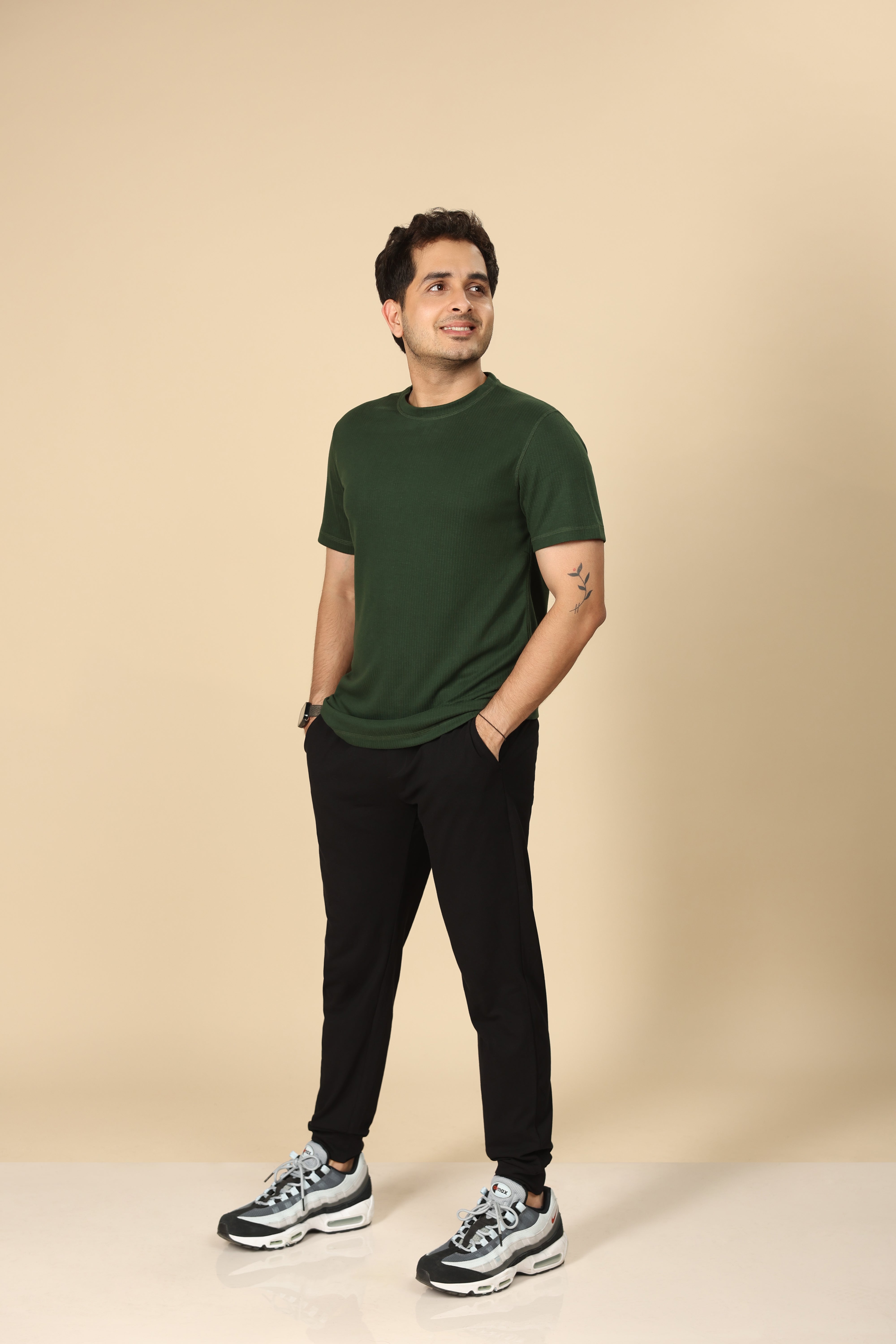 Pine Green Tencel T-Shirt
