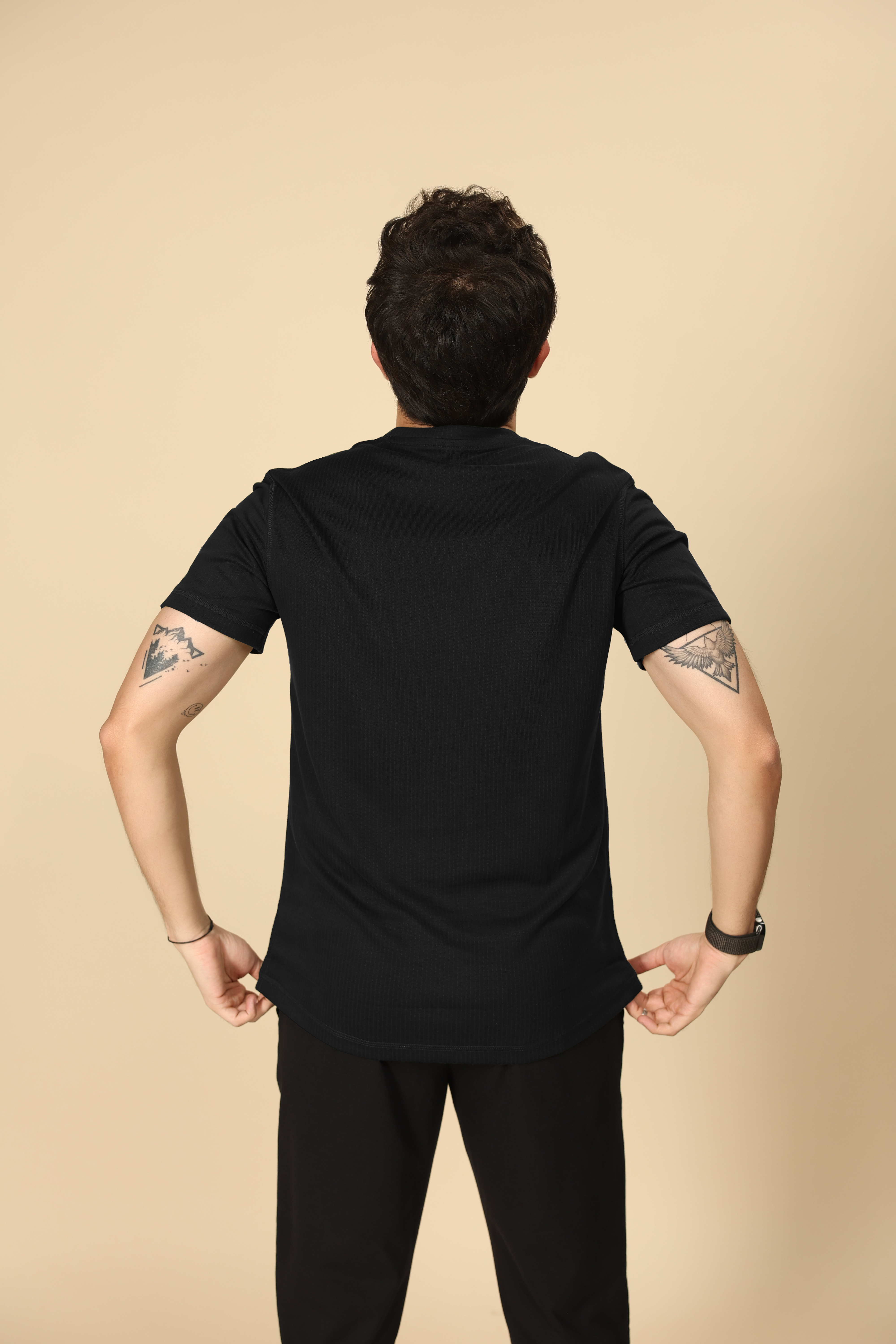 Carbon Black Tencel T-Shirt