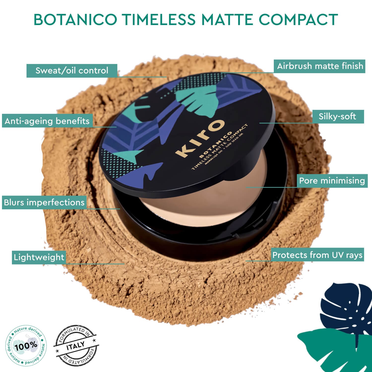 Botanico Timeless Matte Compact - Honey Tan 05