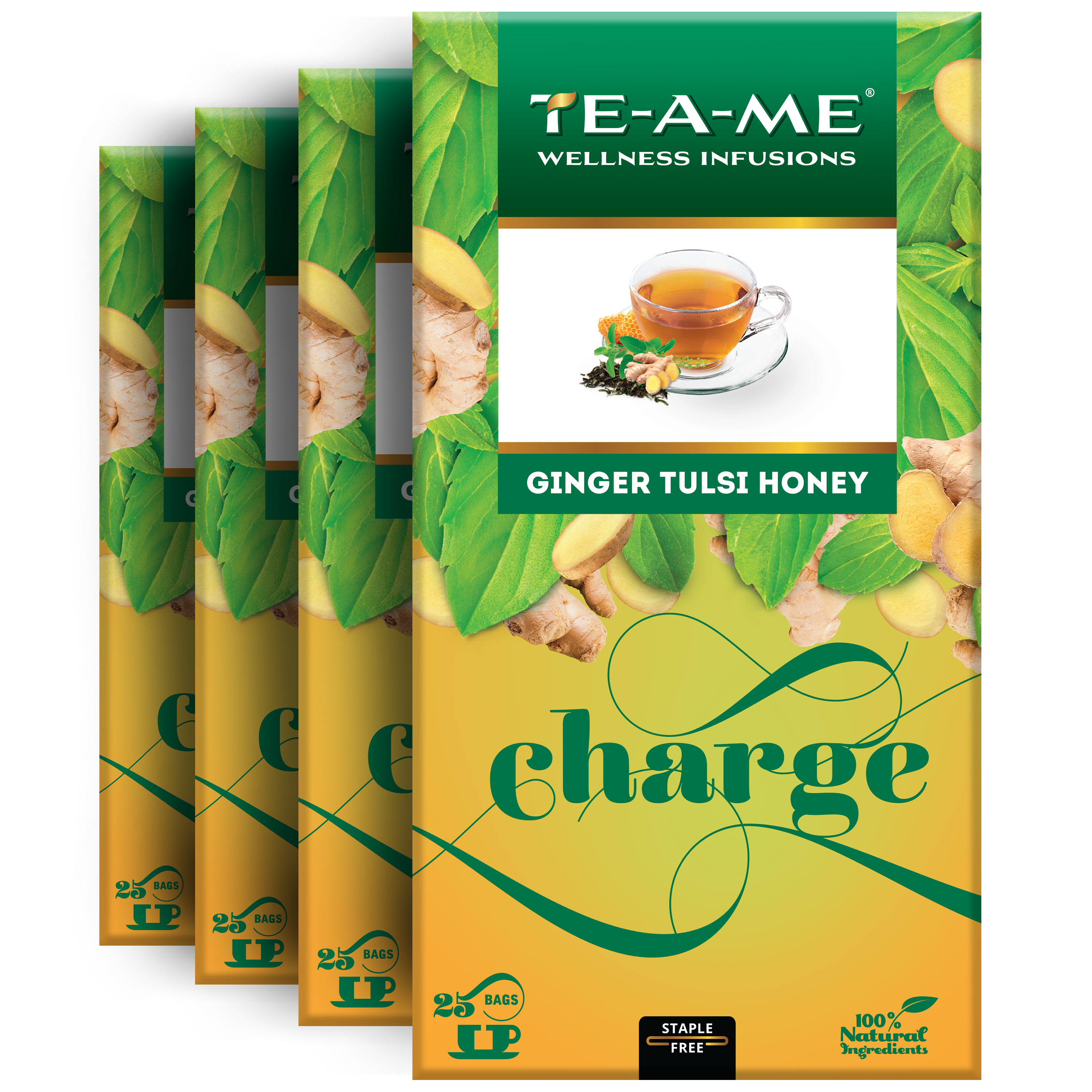 Ginger Tulsi Honey Tea Bags