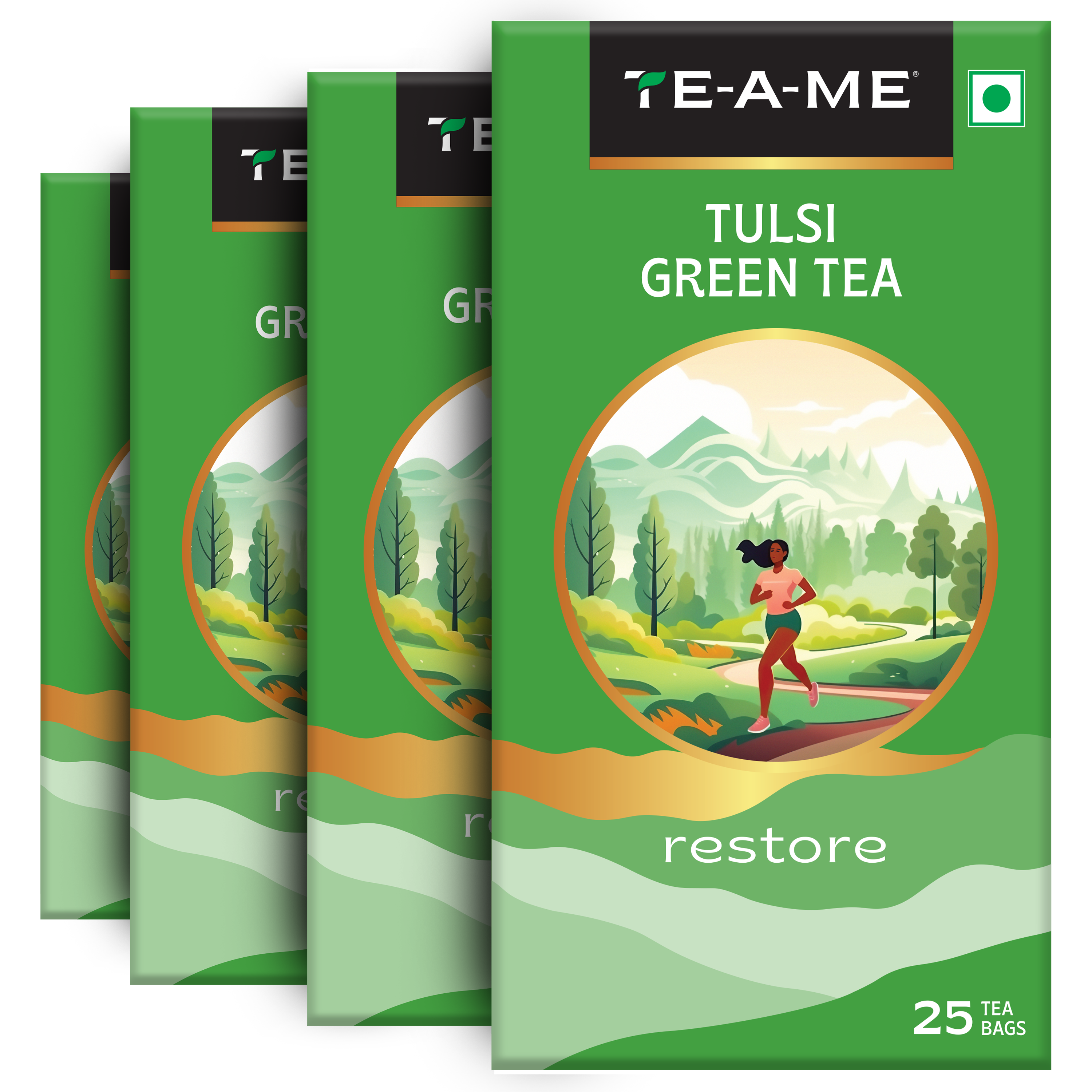 Tulsi Green Tea Bags