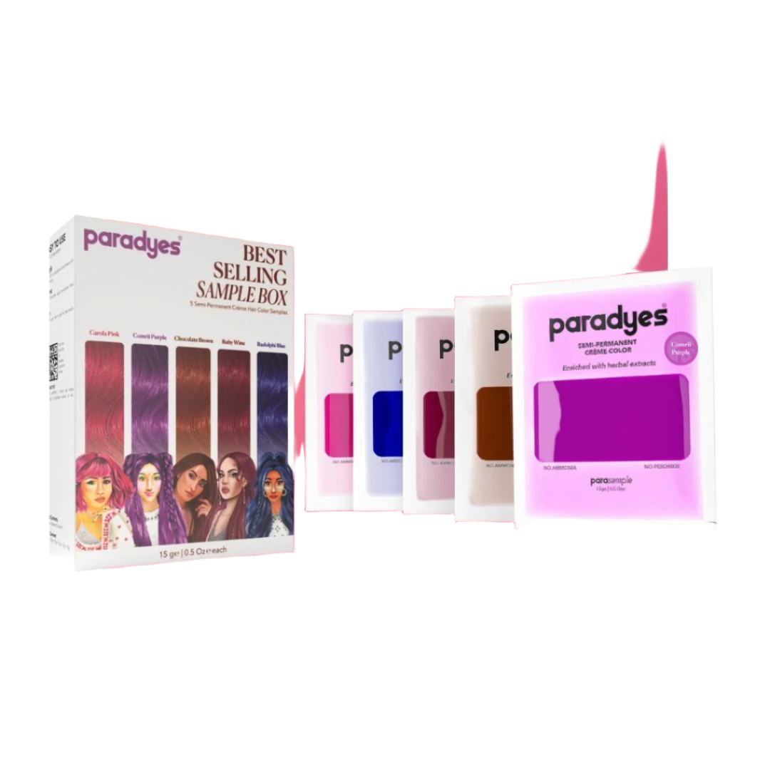 Hair Color Sample Box