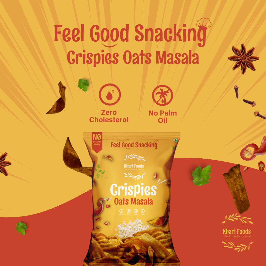 Oats Crispies, Masala Flavoured Chips