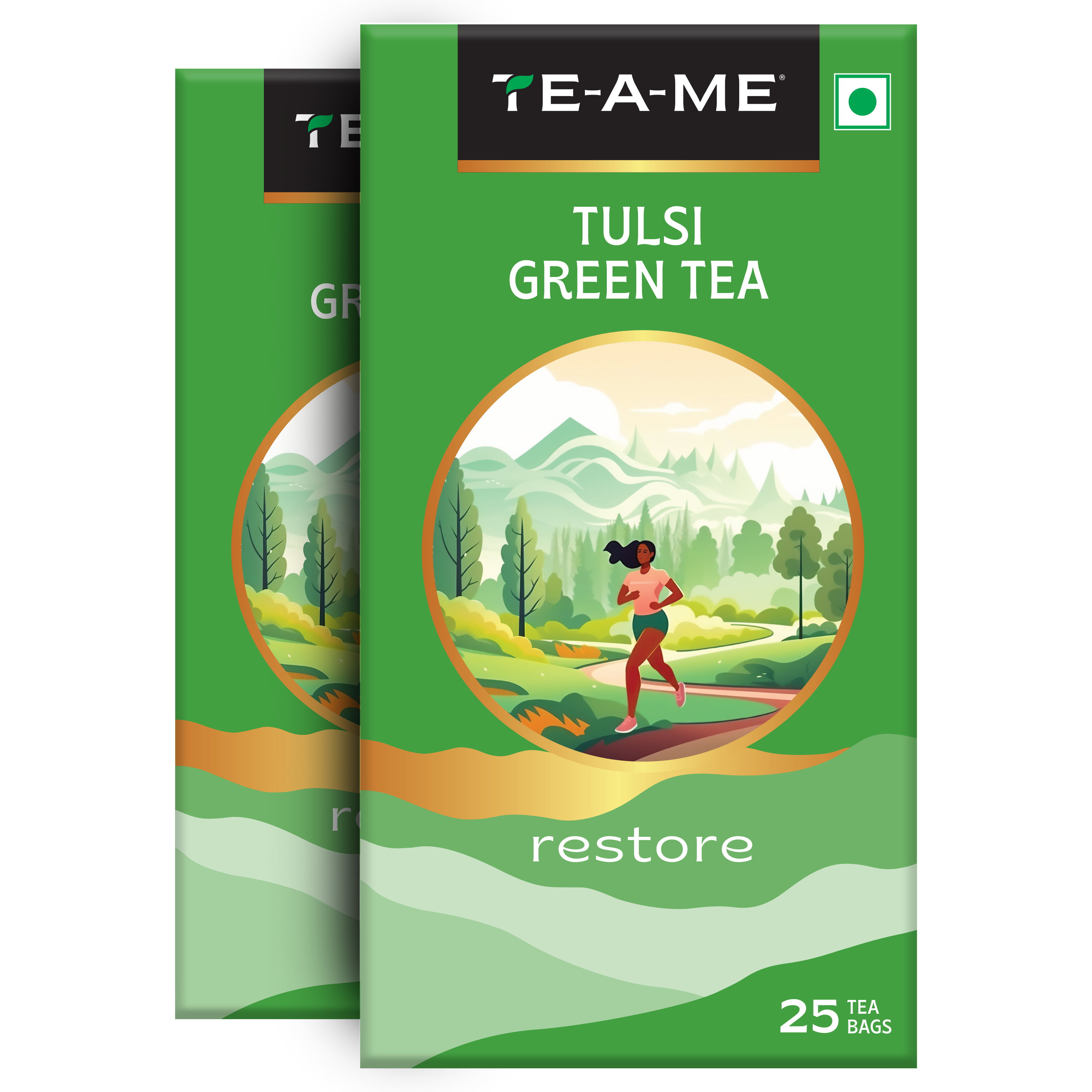 Tulsi Green Tea Bags