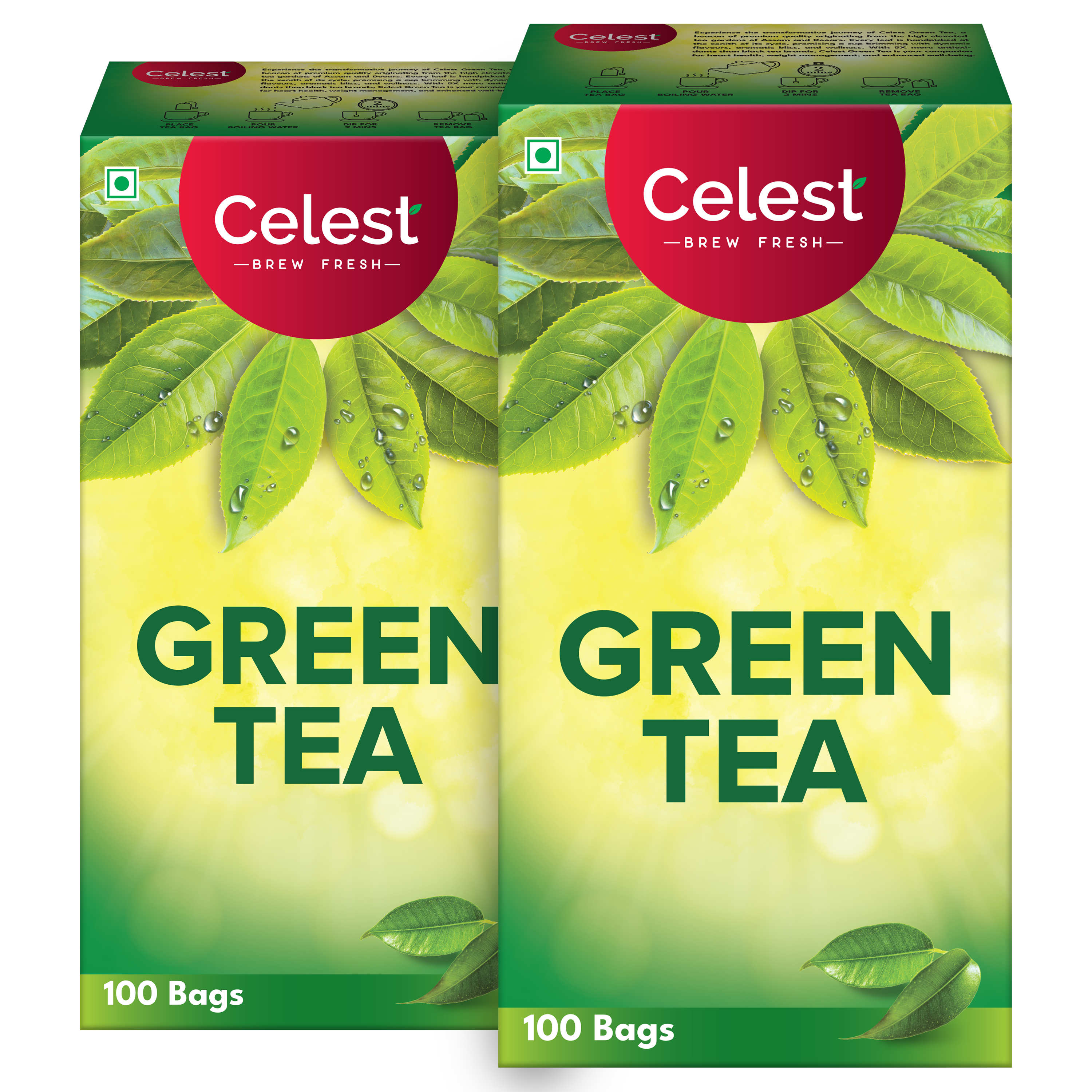 Celest Green Tea Bags