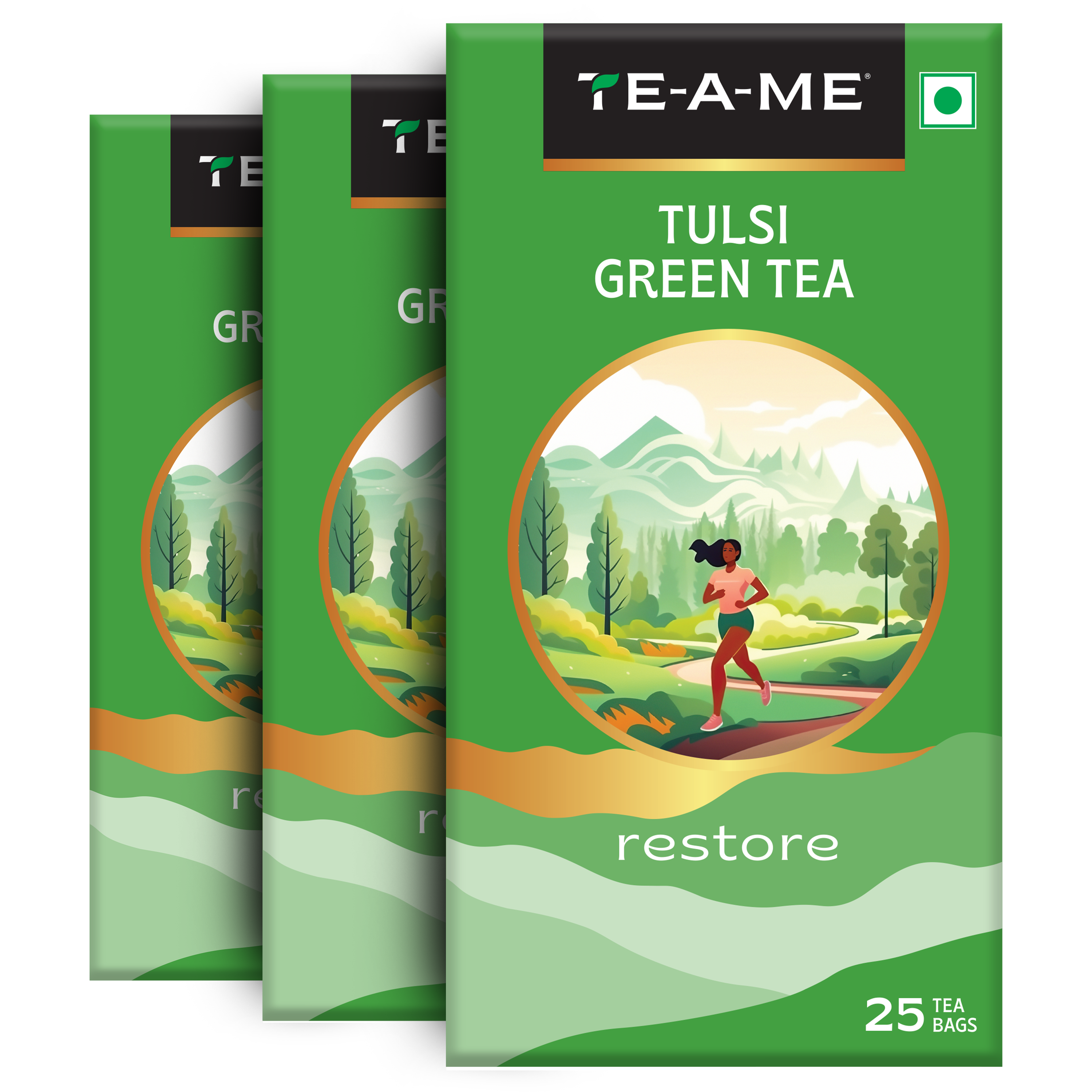 Tulsi Green Tea Bags