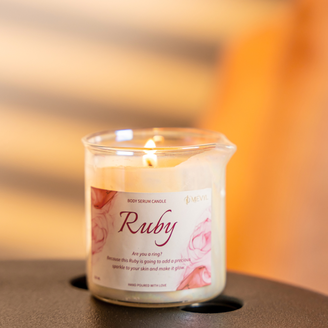 Ruby Body Serum Candle
