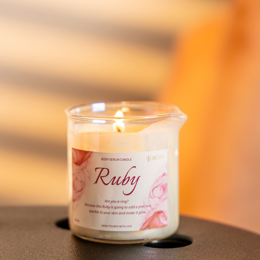 Ruby Body Serum Candle