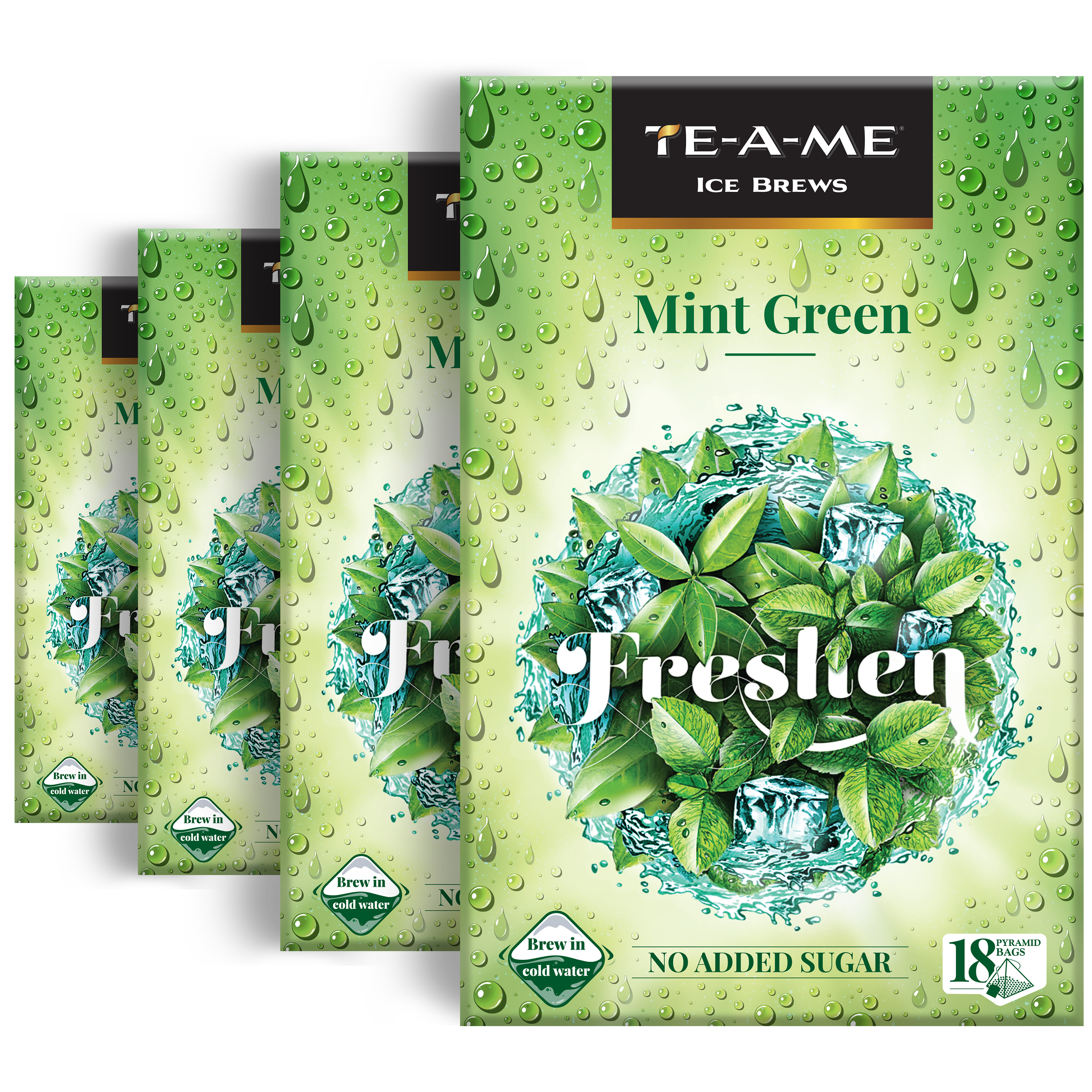 Mint Green Ice Tea Bags