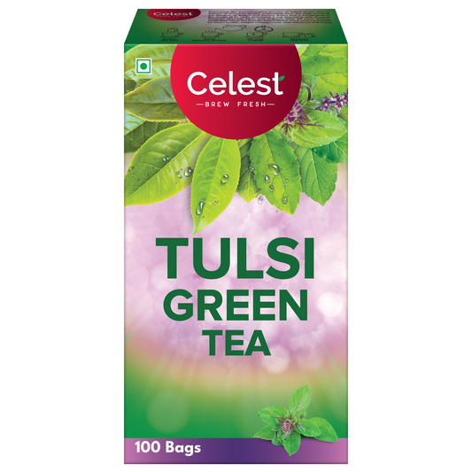 Celest Tulsi Green Tea Bags