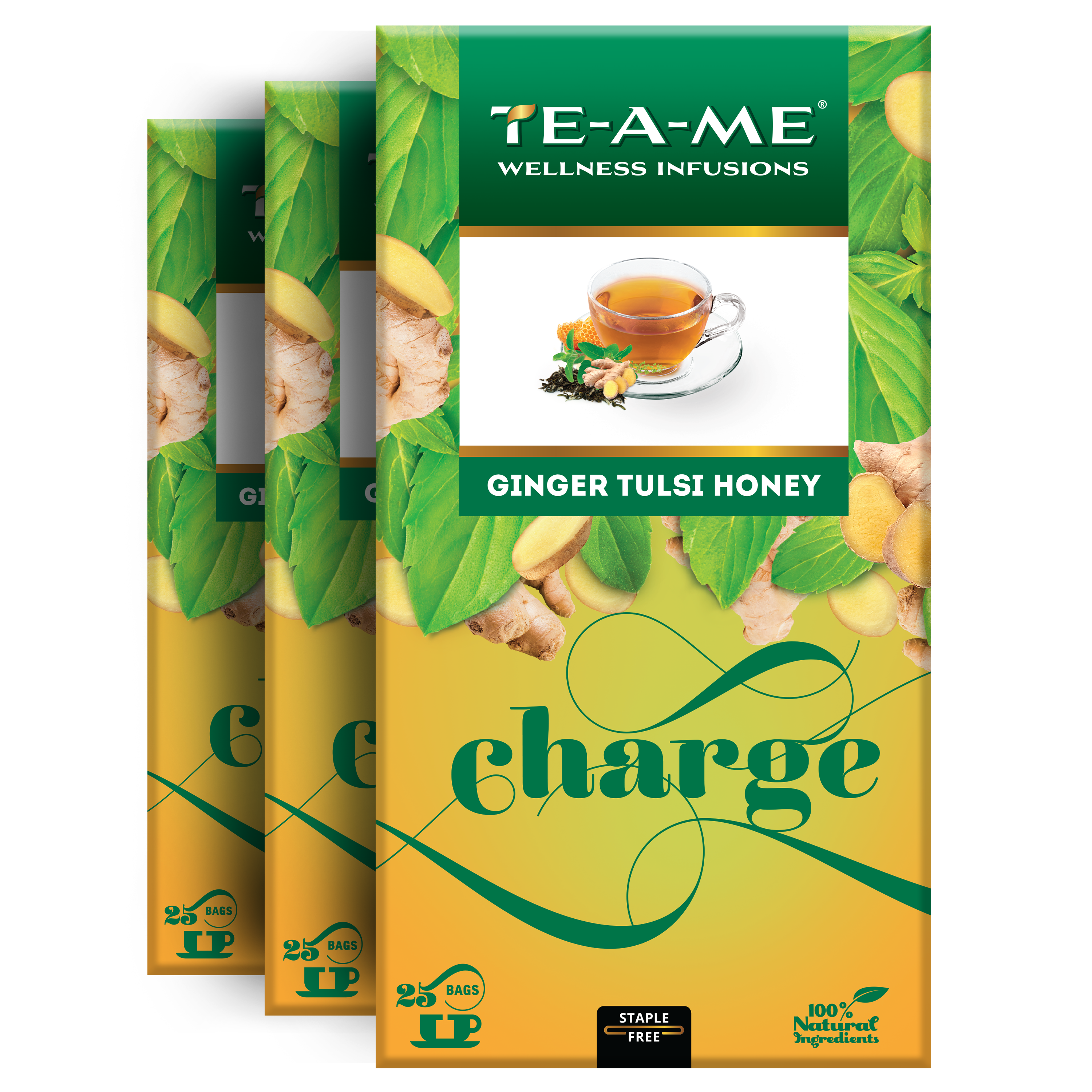 Ginger Tulsi Honey Tea Bags