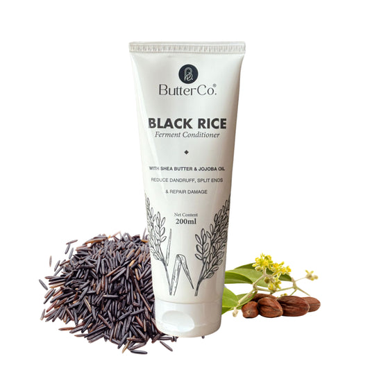 Black Rice Water Conditioner For Straight Dry Frizzy Hair