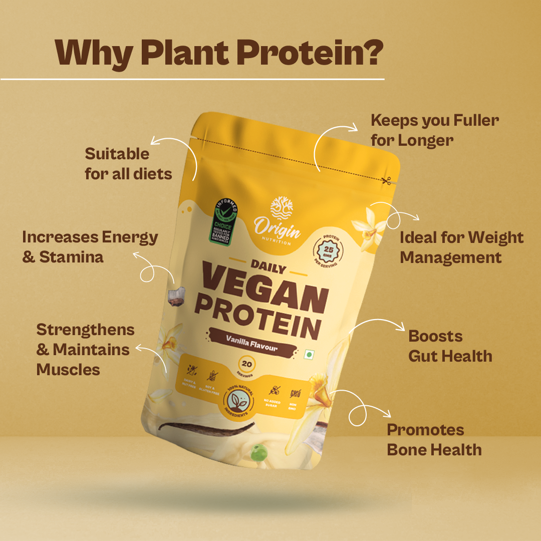 Vanilla Natural Plant Protein Powder