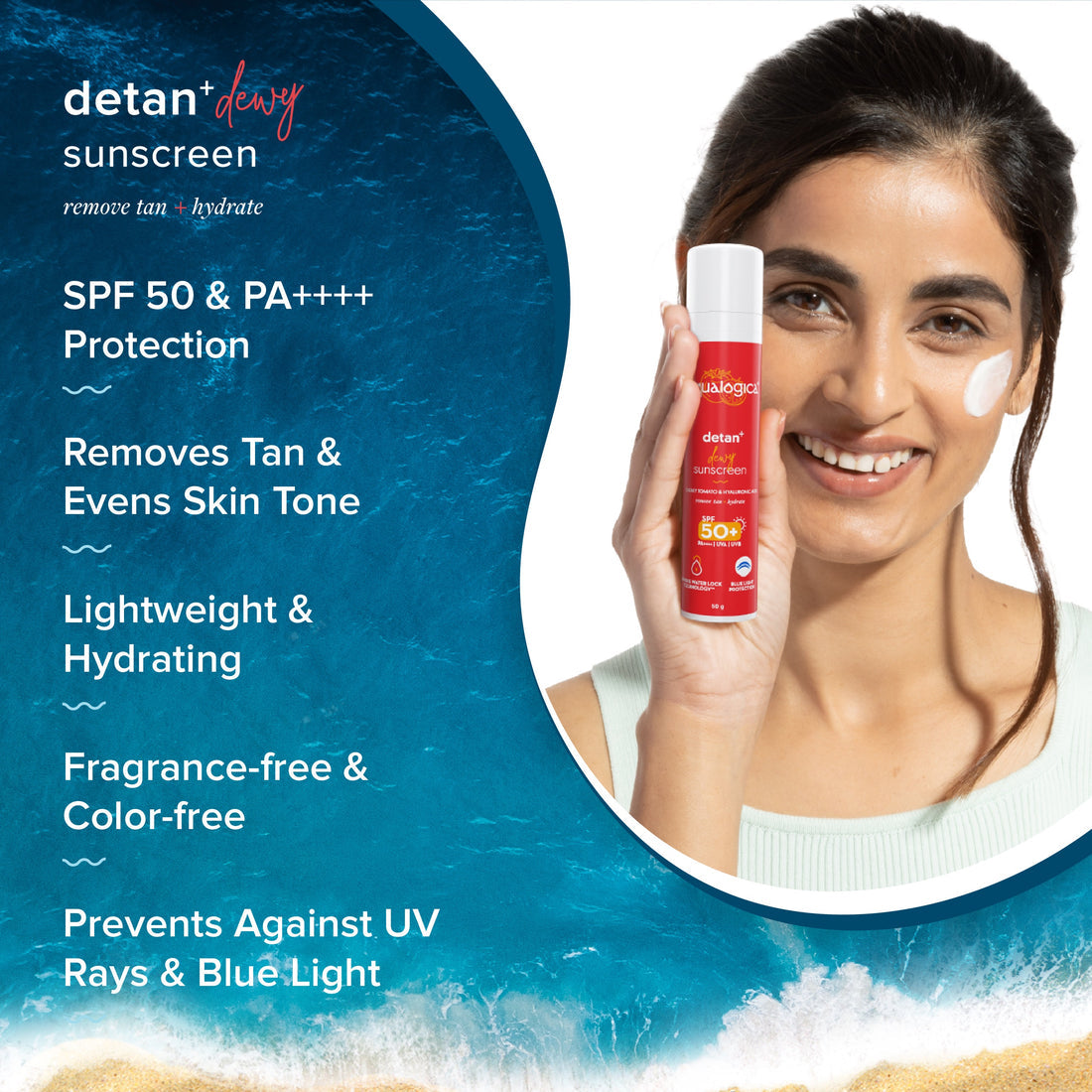 Detan+ Dewy Sunscreen