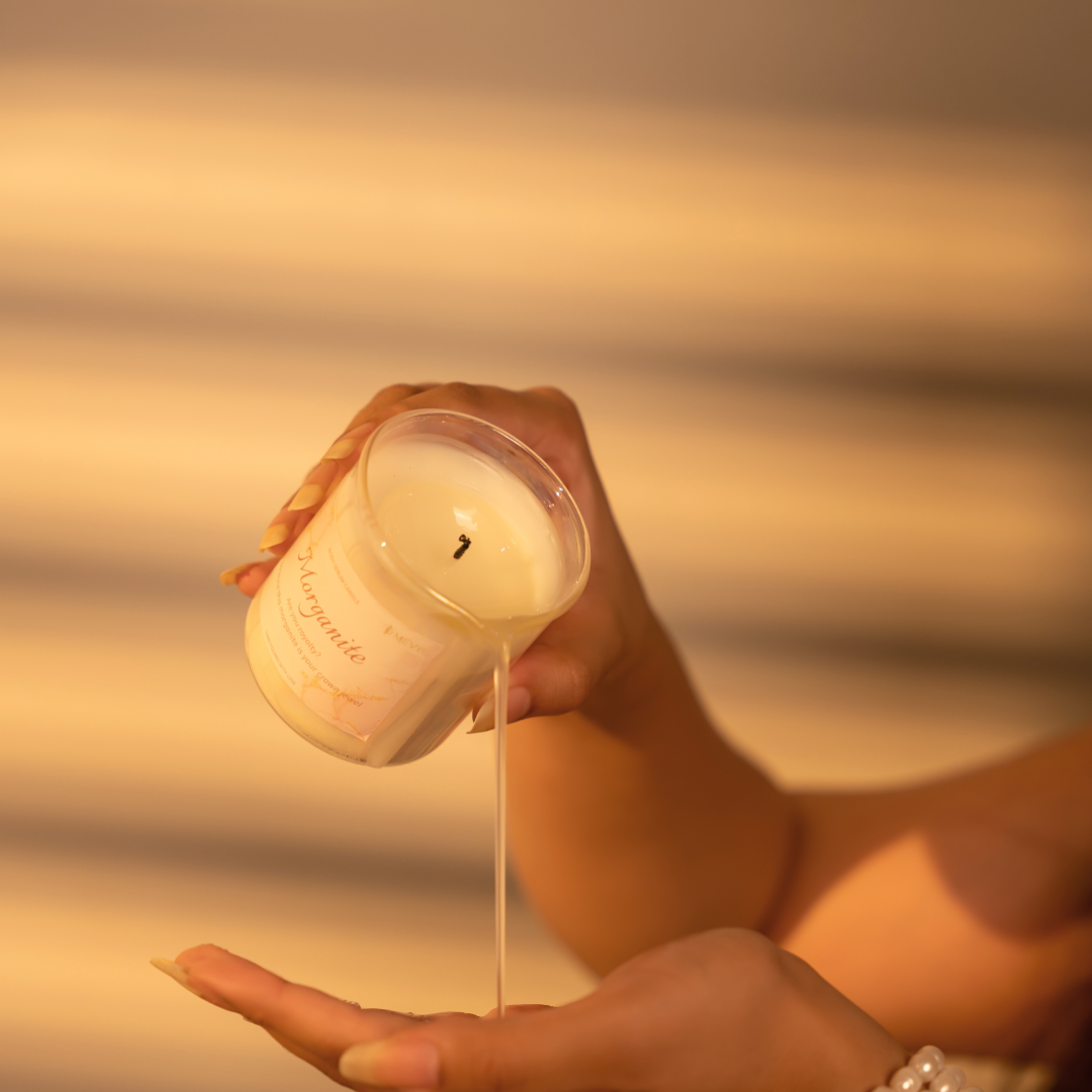 Morganite Body Serum Candle