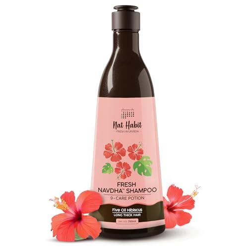 Sulfate-Free Natural Five Oils Hibiscus Hair Growth Shampoo