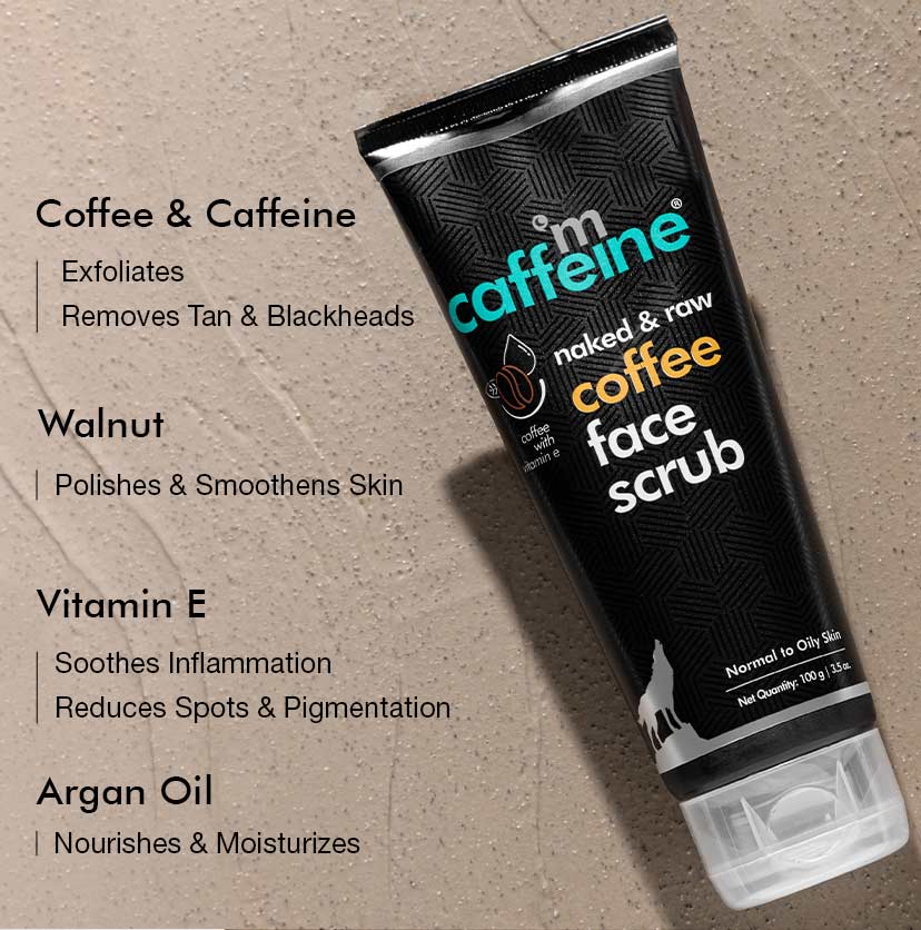 Coffee Face Scrub with Walnut