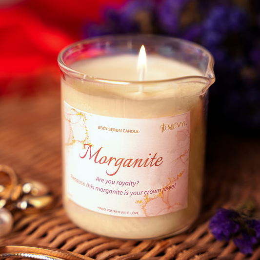 Morganite Body Serum Candle