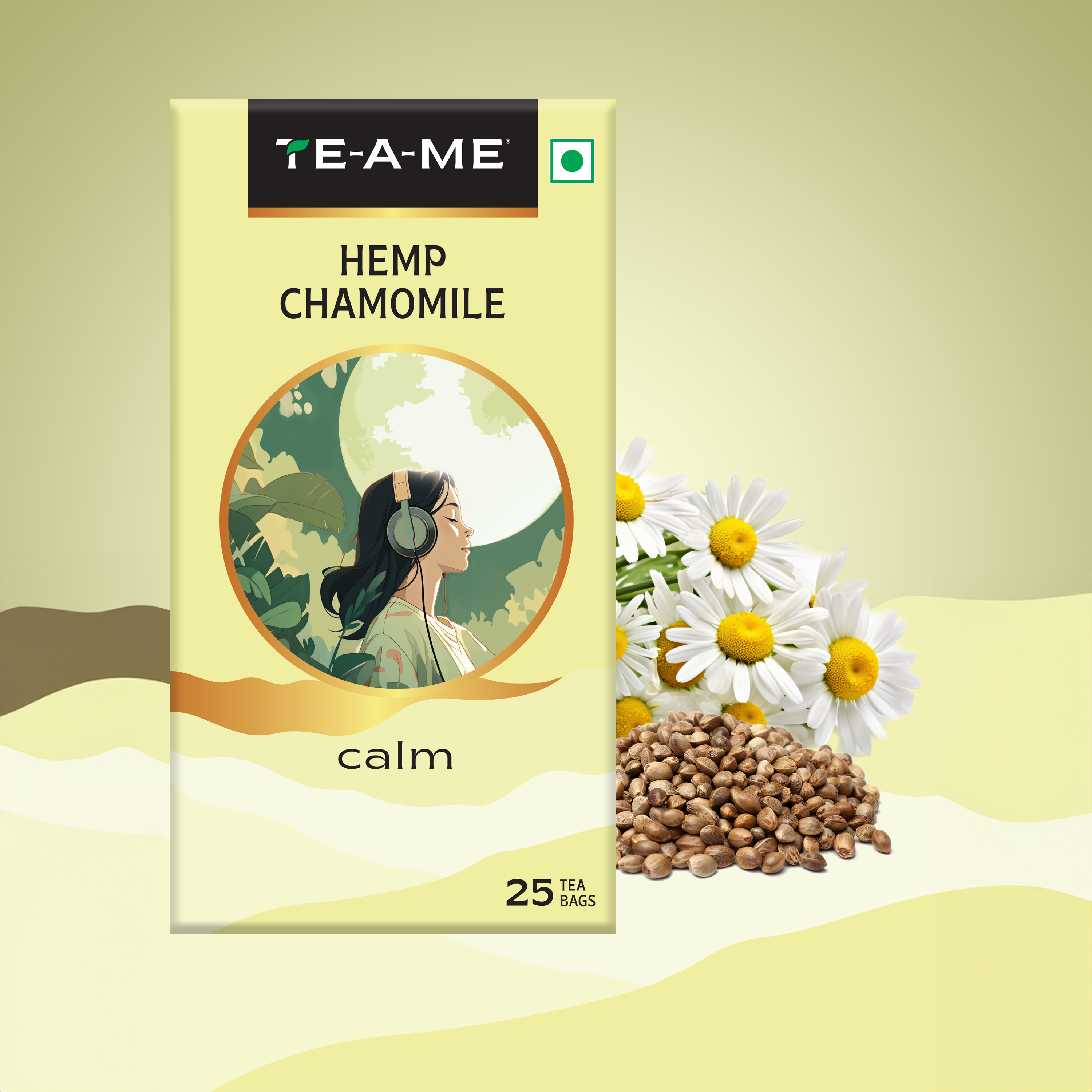 Hemp Chamomile Tea Bags