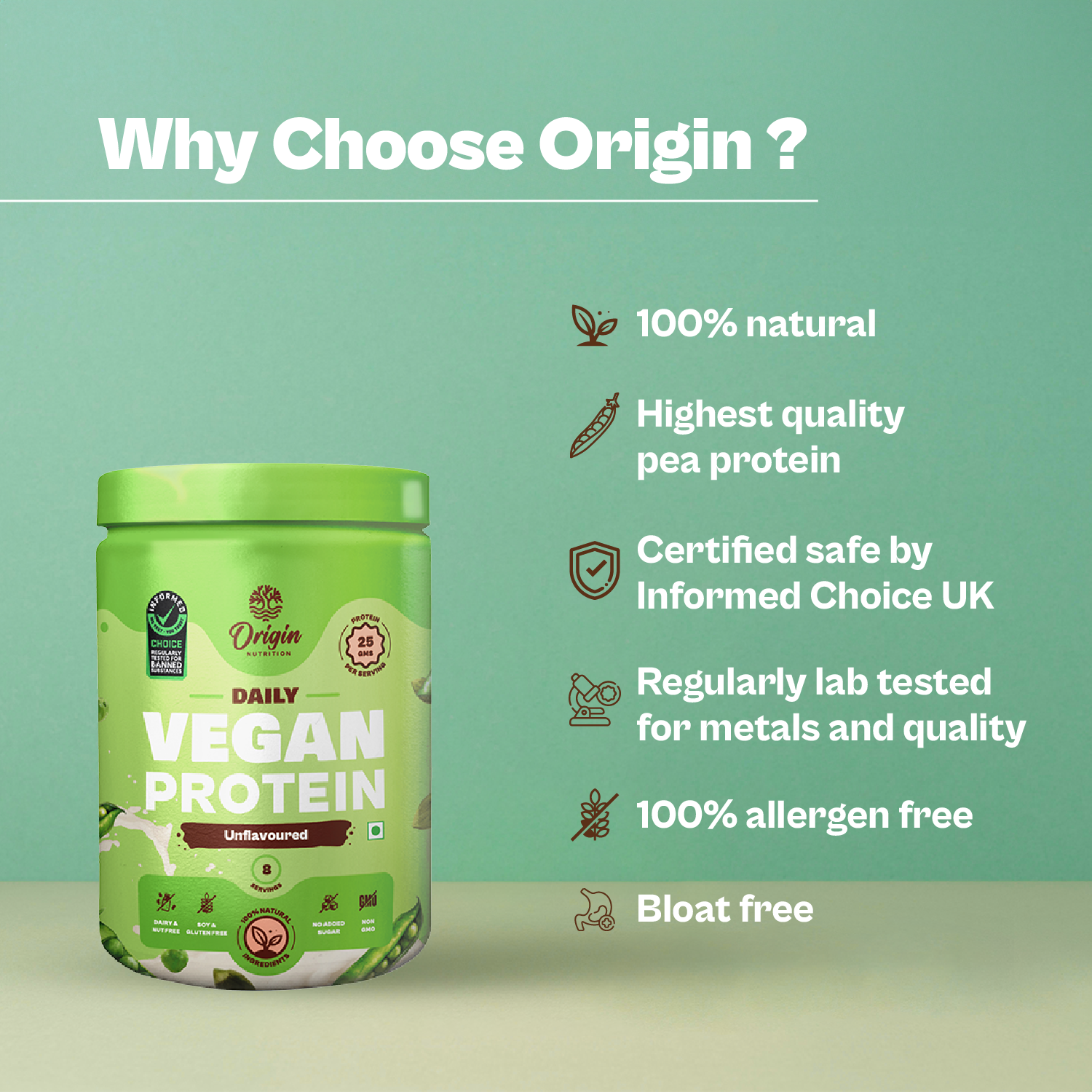 Unflavoured Plant Protein Powder