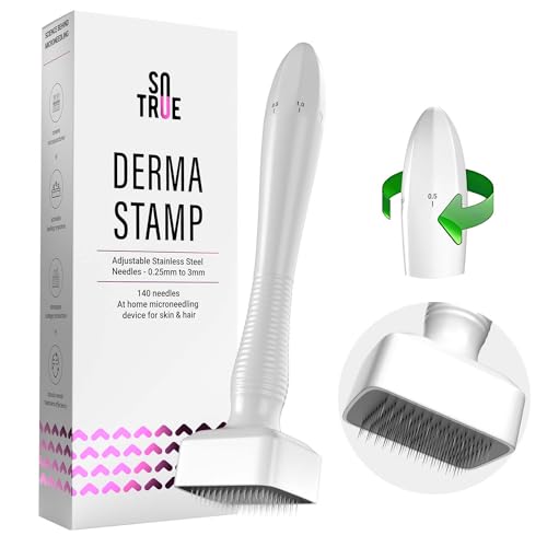 Derma Stamp for Hair Growth Adjustable Needles 0.25mm to 3mm