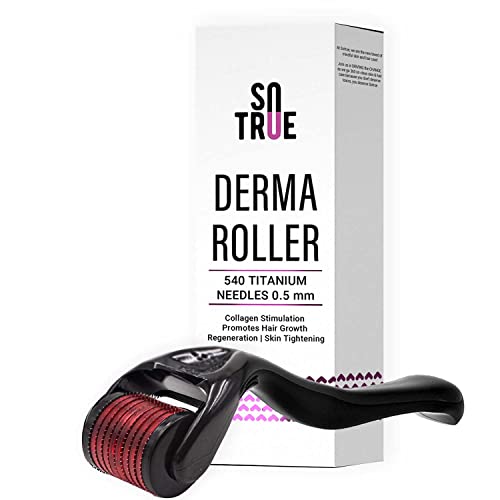 Derma Roller For Hair Growth 0.5 mm with 540 Titanium Needles