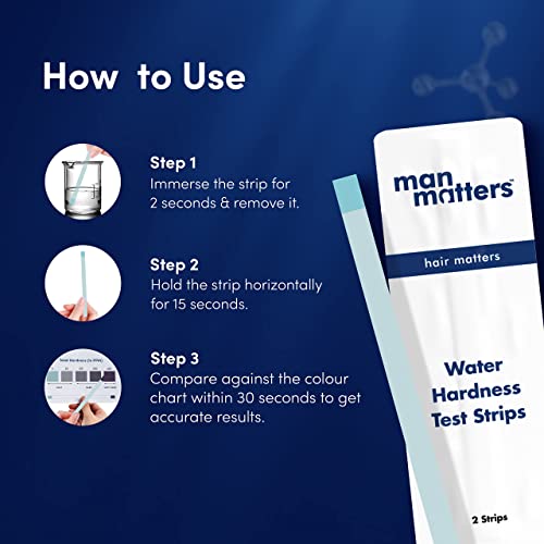 Man Matters Water Softener 500ml | Instant Hard Water Softening Agent | Reduces Hair Fall & Skin Itching | Disables Calcium & Magnesium & Maintains pH Level | Easy to Use Solution