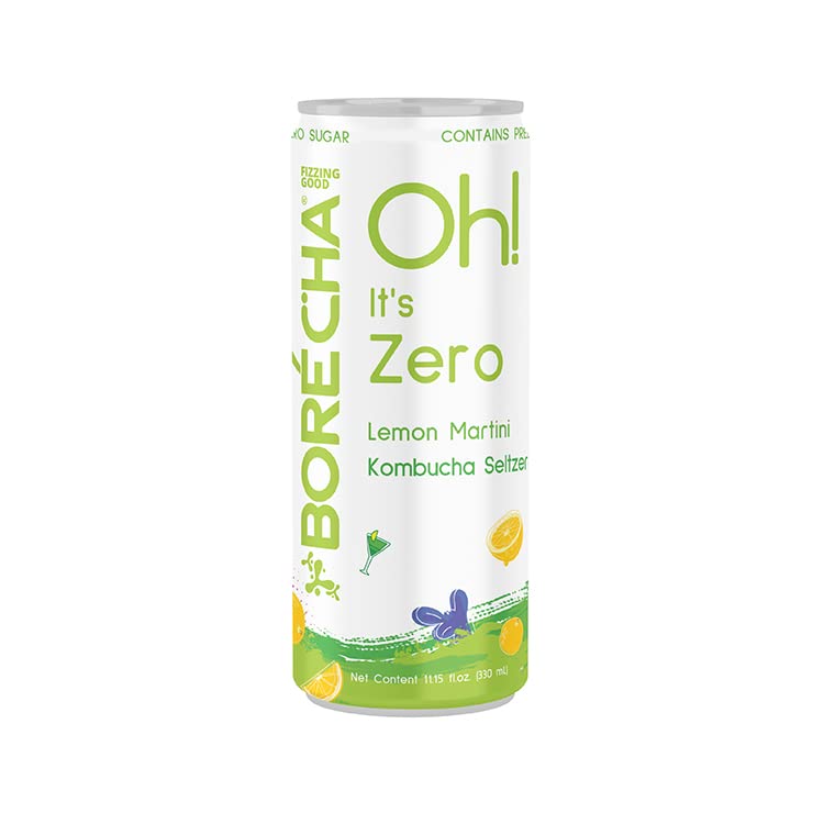 Lemon Martini Oh! Zero Sugar Kombucha Seltzer