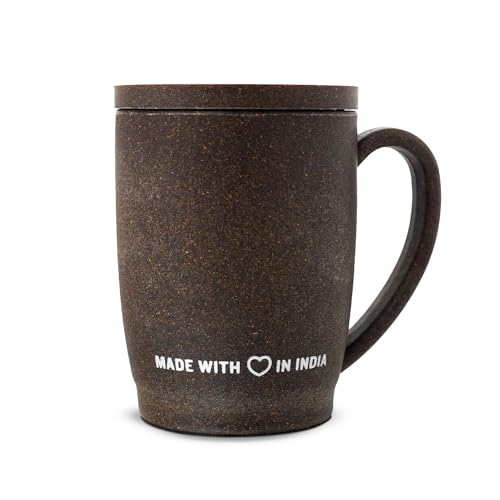 Coffee grounds Mug with Lid