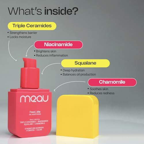 Gel Moisturizer Squalane, Chamomile, Niacinamide & Tri Ceramides