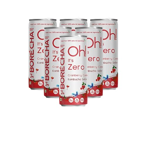 Zero Sugar Kombucha Seltzer Cranberry Cosmo