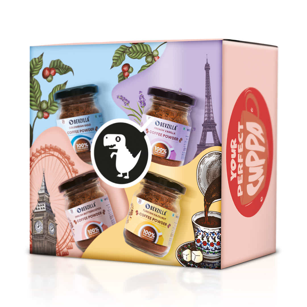 Flavoured Instant Coffee Powder Box