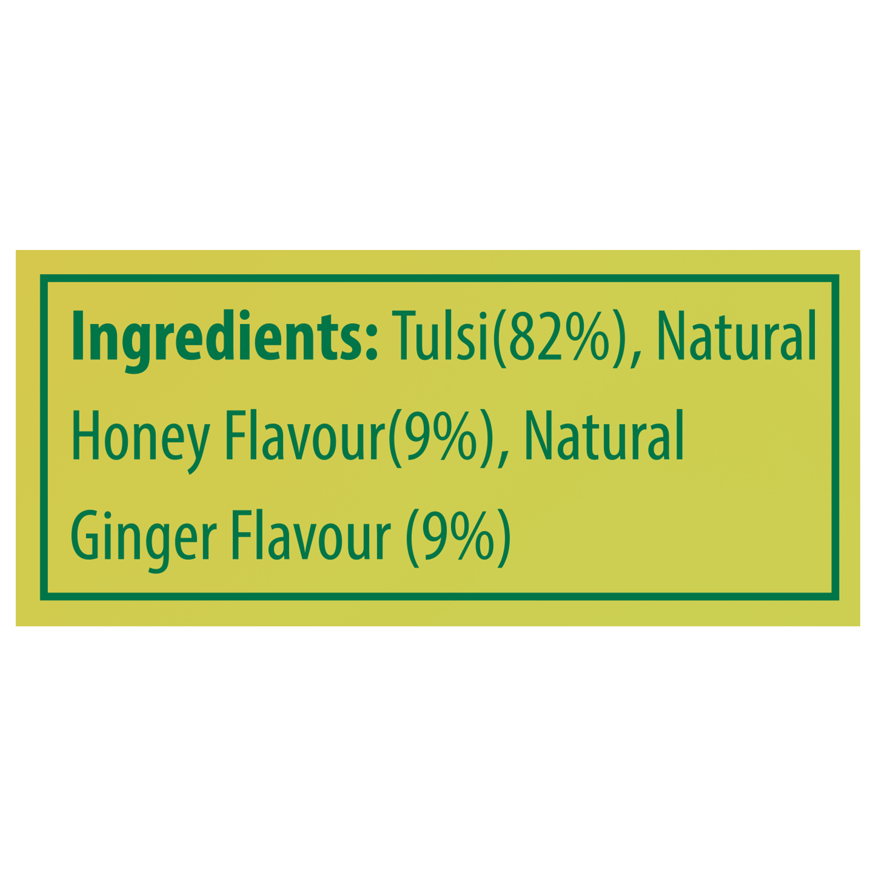 Ginger Tulsi Honey Tea Bags