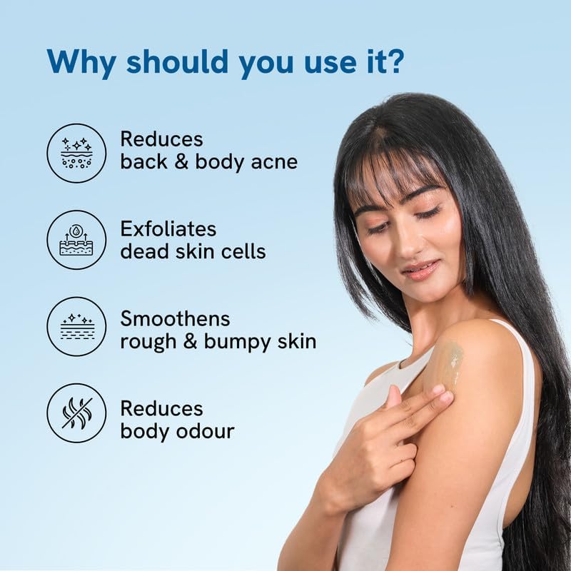 Body Acne Reduction Kit with 1% Salicylic Acid Body Wash & 10% Niacinamide Hydrating Face & Body Lotion