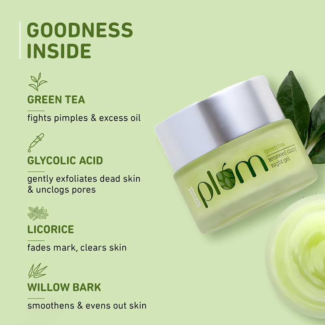 Green Tea Renewed Clarity Night Gel Mini