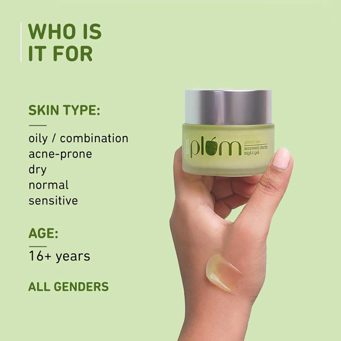 Green Tea Renewed Clarity Night Gel Mini