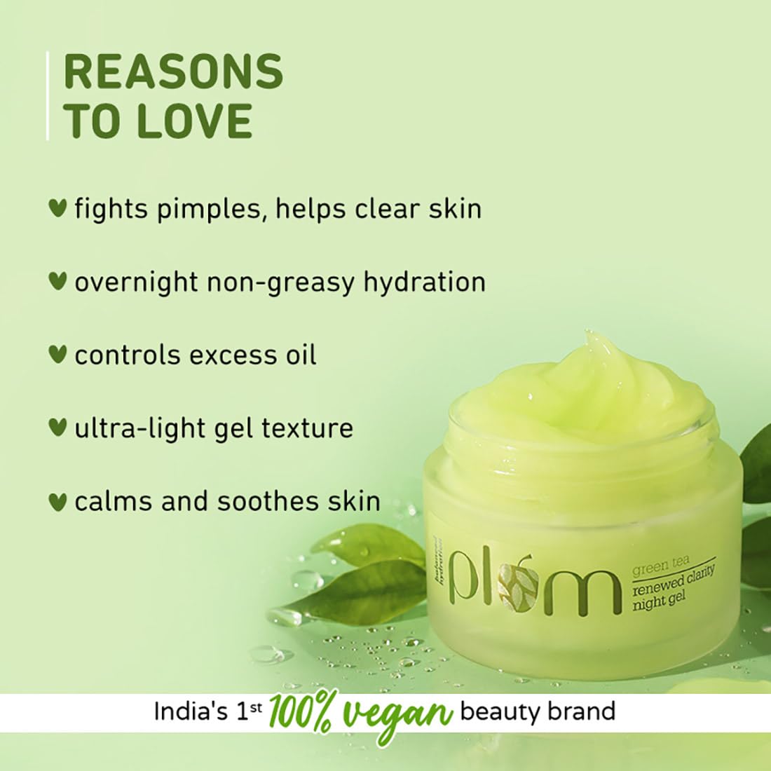 Green Tea Renewed Clarity Night Gel Mini