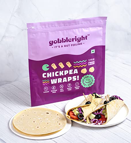 Gluten Free Tortilla Chickpea Wraps