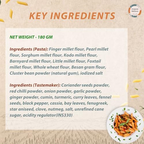 Multi-millet Penne Pasta