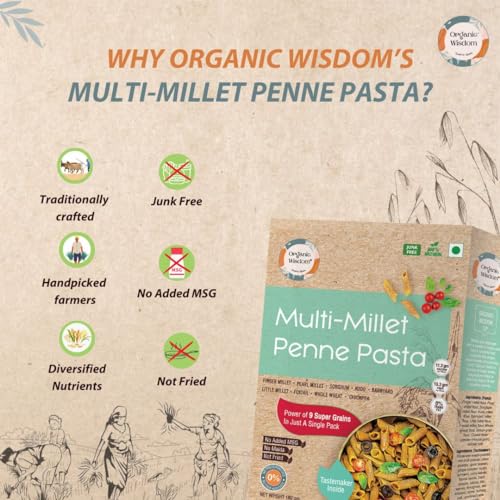 Multi-millet Penne Pasta