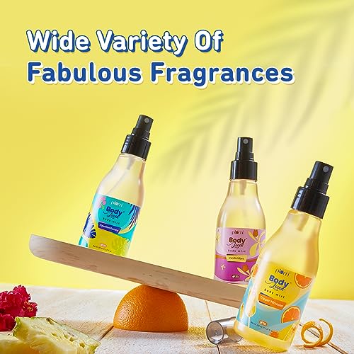 Plum BodyLovin' Trippin' Mimosas Body Mist | Long Lasting Citrus Fragrance For Women & Men With Grapefruit, Red Berries & Musk | High On Fun | Travel-Friendly Perfume Body Spray 150 ml