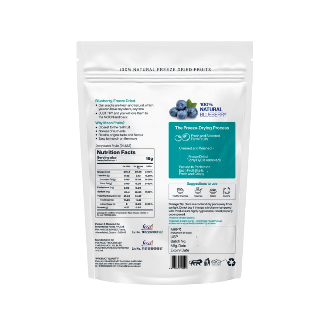 Freeze dried Premium Blueberries