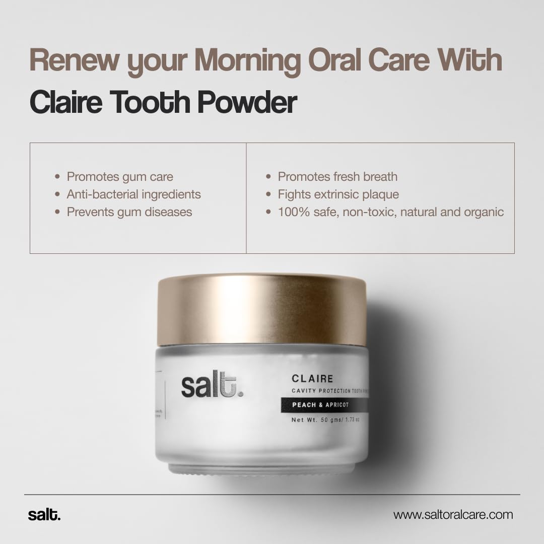 Salt Claire Day Tooth Powder