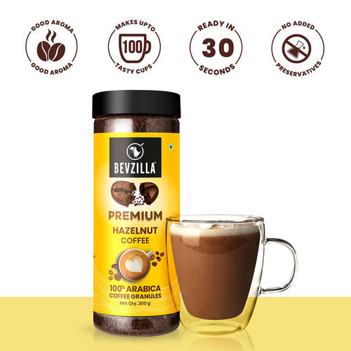 Premium Hazelnut Coffee Powder