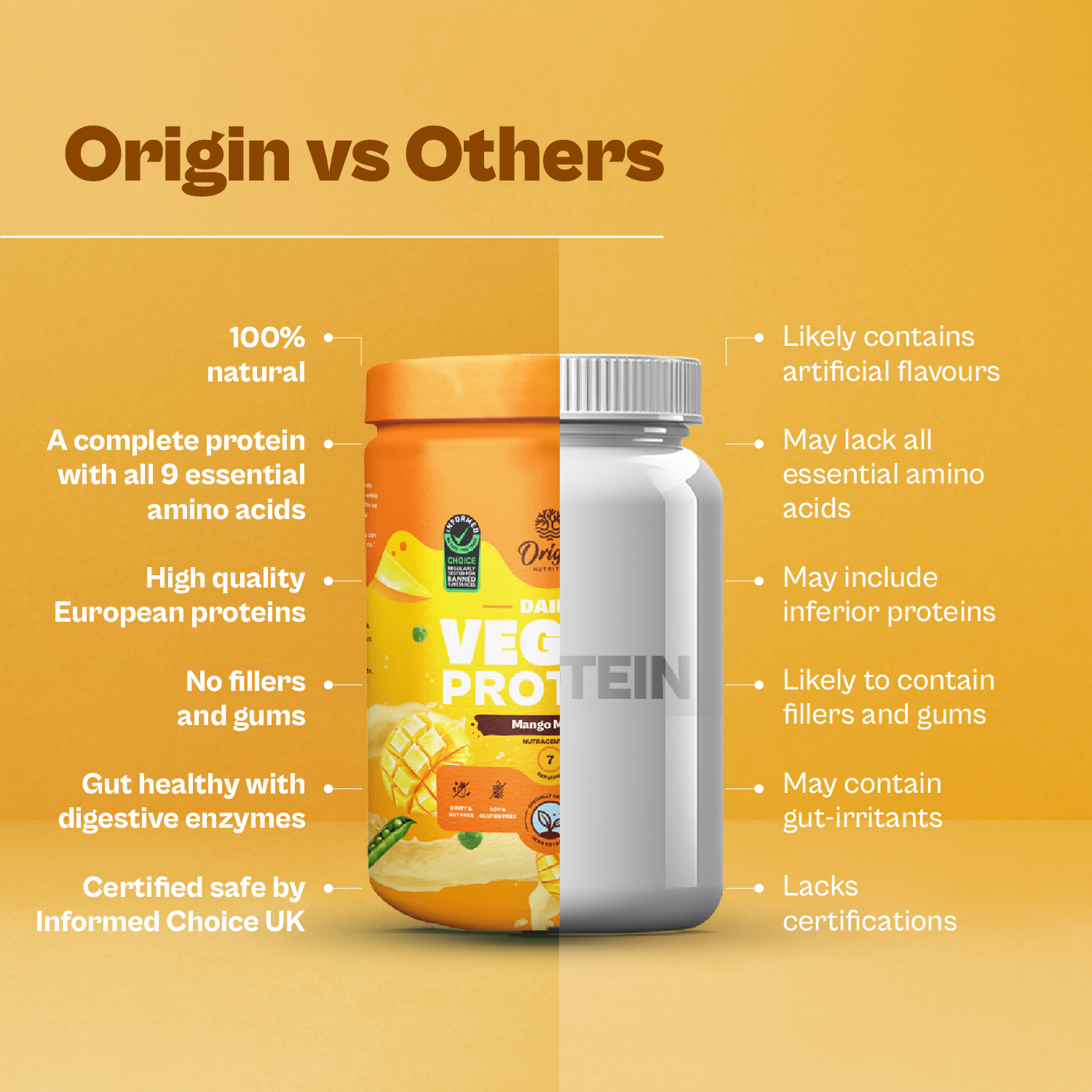 Mango Natural Plant Protein Powder