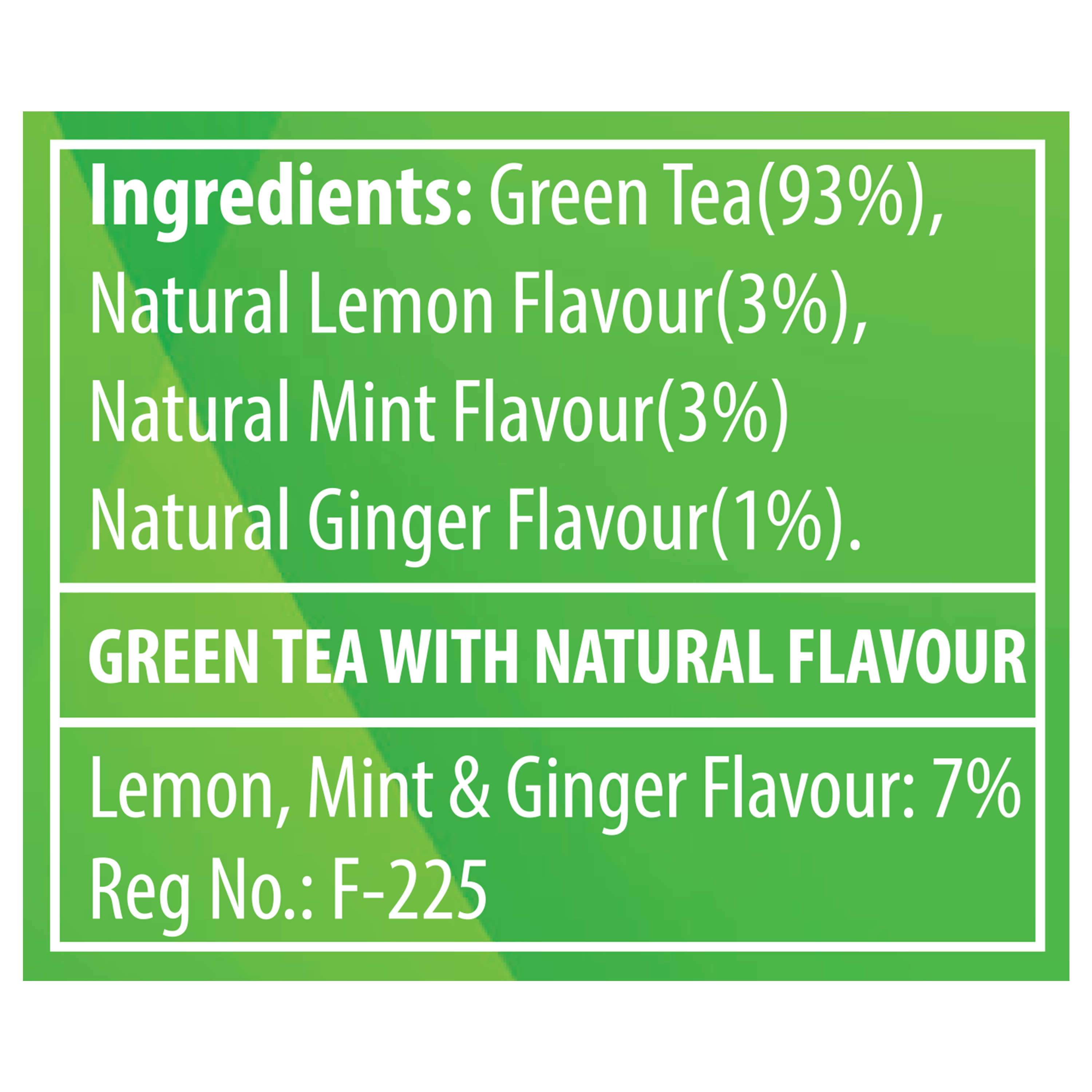 Mint Ginger Lemon Green Tea