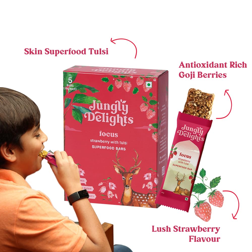 Focus Strawberry with Tulsi Bars