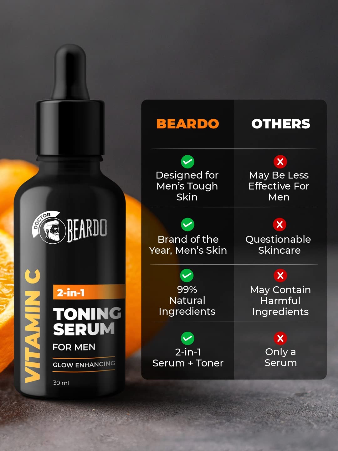 Vitamin C 2-In-1 Toning Serum